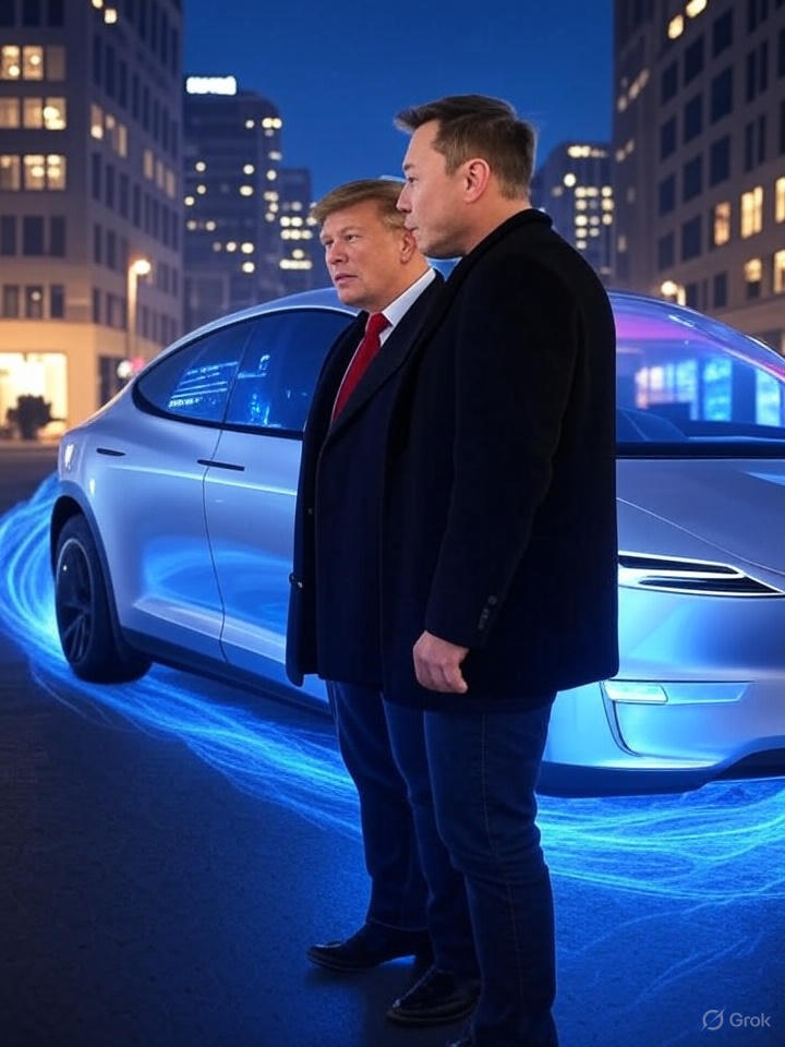 일론 머스크와 도널드 트럼프의 실용주의적 협력 가능성을 상징하며, 미래 정책 결정에 미칠 수 있는 잠재적 영향력을 시각화
Visualizing the pragmatic collaboration potential between Elon Musk and Donald Trump, symbolizing the potential influence they could have on future policy decisions.